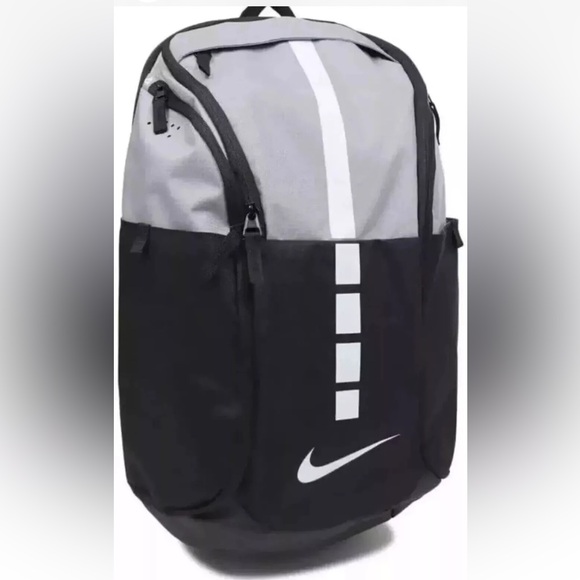 Nike Hoops Elite Pro Backpack Cement Grey White Black BA5554-012